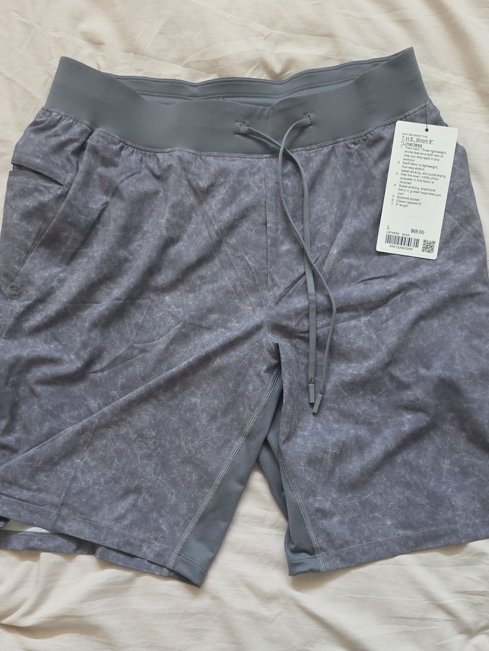 Lululemon T.H.E. Performance 9" Linerless Shorts - Gray